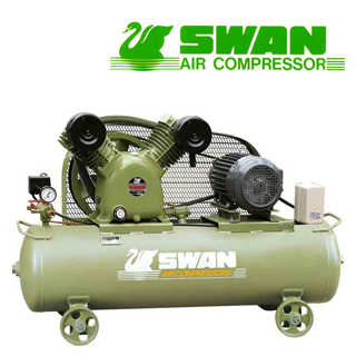 จำหน่ายปั๊มลมลูกสูบสวอน SWAN air compressor ปั๊มลมสวอน อะไหล่ปั๊มลมสวอน เริ่มต้นที่ขนาด 1 แรงม้า ถึง 15 แรงม้า มีของพร้อมจัดส่ง รับประกันสินค้า 1 ปี