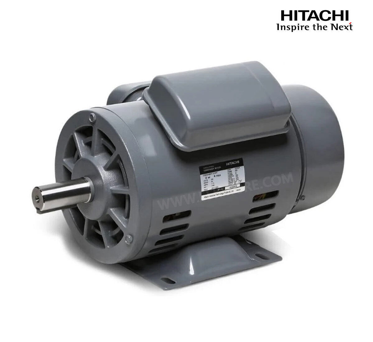 มอเตอร์ฮิตาชิของแท้ 100% HITACHI รุ่น EFOUP-KQ กำลัง 2 แรงม้า (1.5 KW.) กำลังไฟฟ้าที่ใช้ 220V ความเร็วรอบตัวเปล่า 1450 RPM แกนเพลามอเตอร์ 28 MM.รับประกัน 3 ปี มีของพร้อมจัดส่งทุกวัน