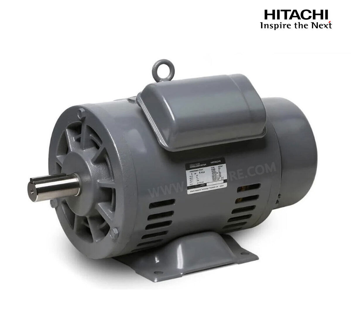 มอเตอร์ฮิตาชิของแท้ 100% HITACHI รุ่น EFOUP-KQ กำลัง 3 แรงม้า (2.2 KW.) กำลังไฟฟ้าที่ใช้ 220V ความเร็วรอบตัวเปล่า 1450 RPM แกนเพลามอเตอร์ 28 MM.รับประกัน 3 ปี มีของพร้อมจัดส่งทุกวัน