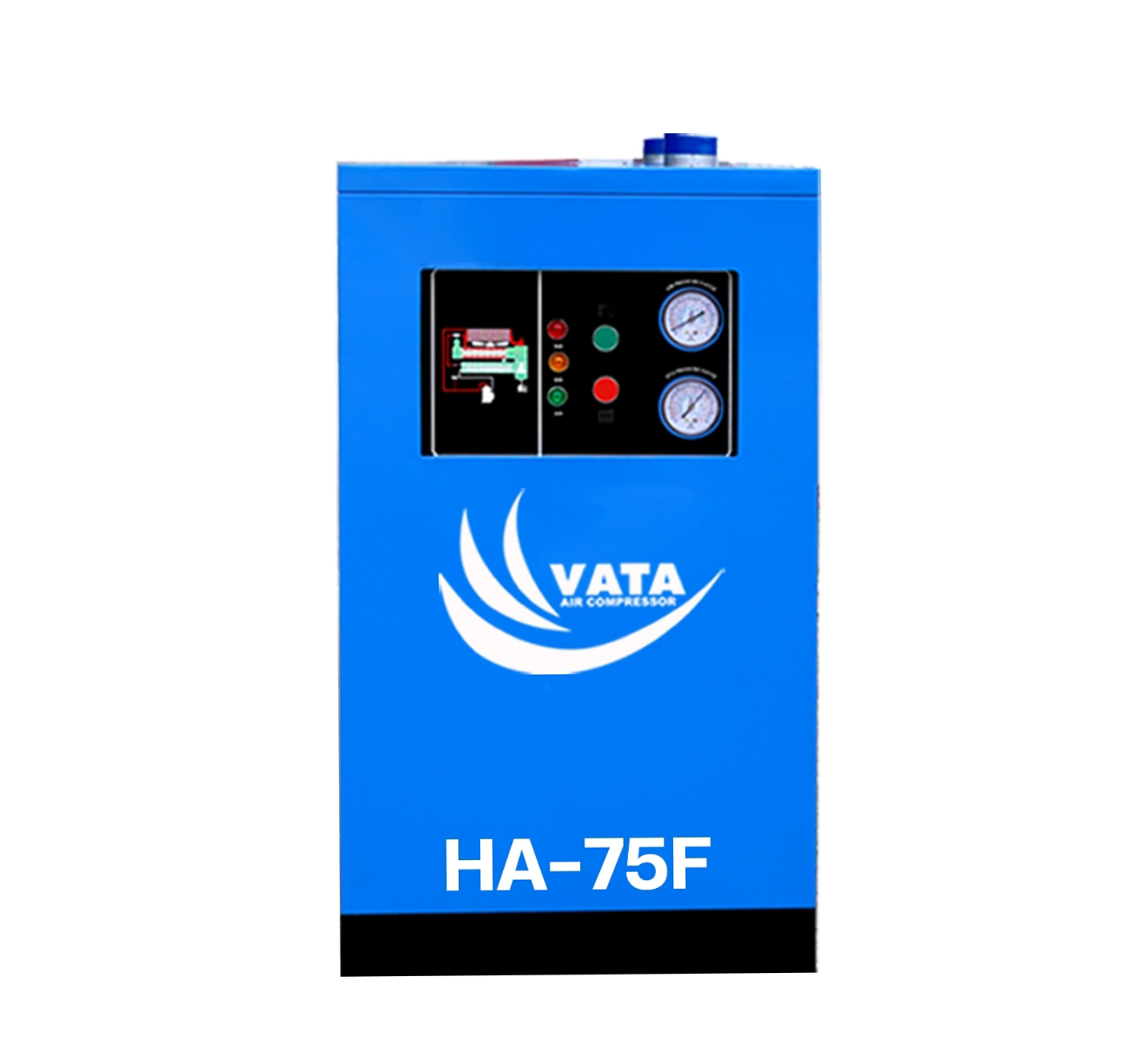 เครื่องทำลมแห้ง Refrigerated Air Dryer แบรนด์ VATA รุ่น HA-75F ขนาด 1.98 kw. ไฟฟ้า 220V รับประกันสินค้า 1 ปี ตามเงื่อนไขของบริษัทฯ